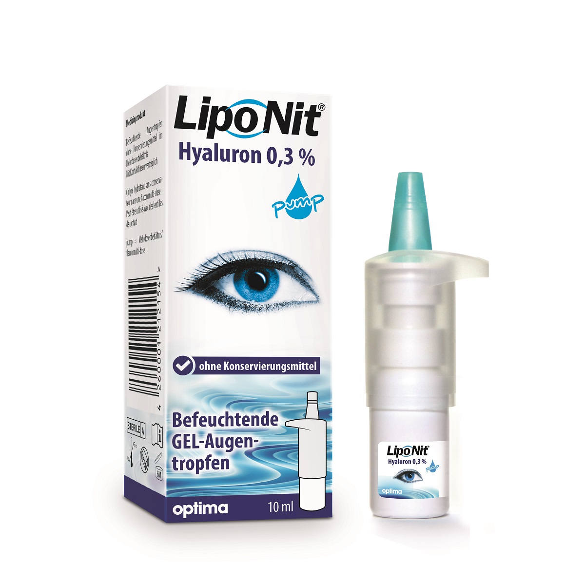 Featured image for “LIPONIT Augentropfen 0,3% (pump) 10 ml”