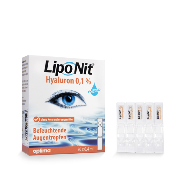 Featured image for “LIPONIT Augentropfen 0,1% (mono) 30x0,4 ml”