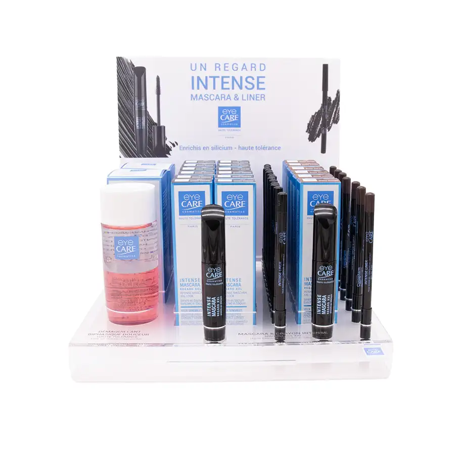Featured image for “eyeCARE Mini Display Intense Produkte & All-in-One Make-up Entferner”