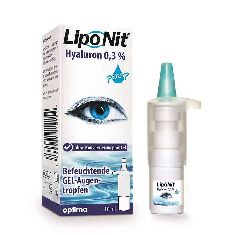 Featured image for “LIPONIT Augentropfen 0,3% (pump) 10 ml”